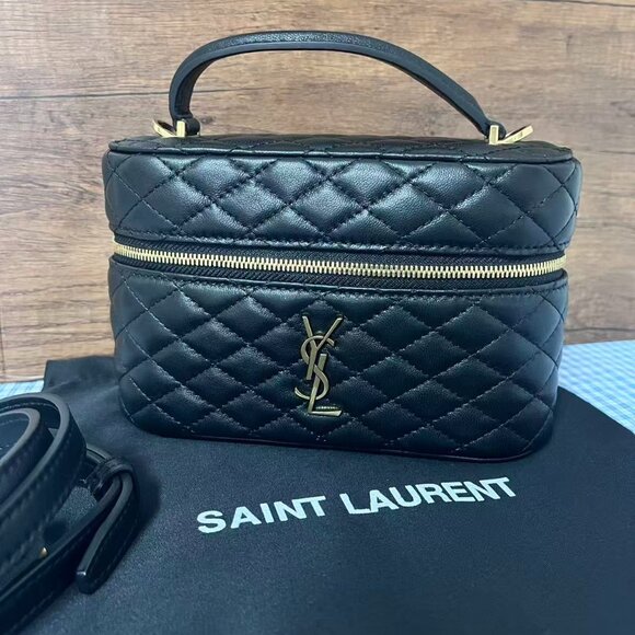 Saint Laurent Micro Gaby Top-Handle Bag - Picture 1 of 8